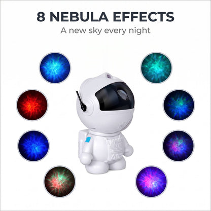 AURALYS Astronaut Galaxy Projector with 8 nebula effects